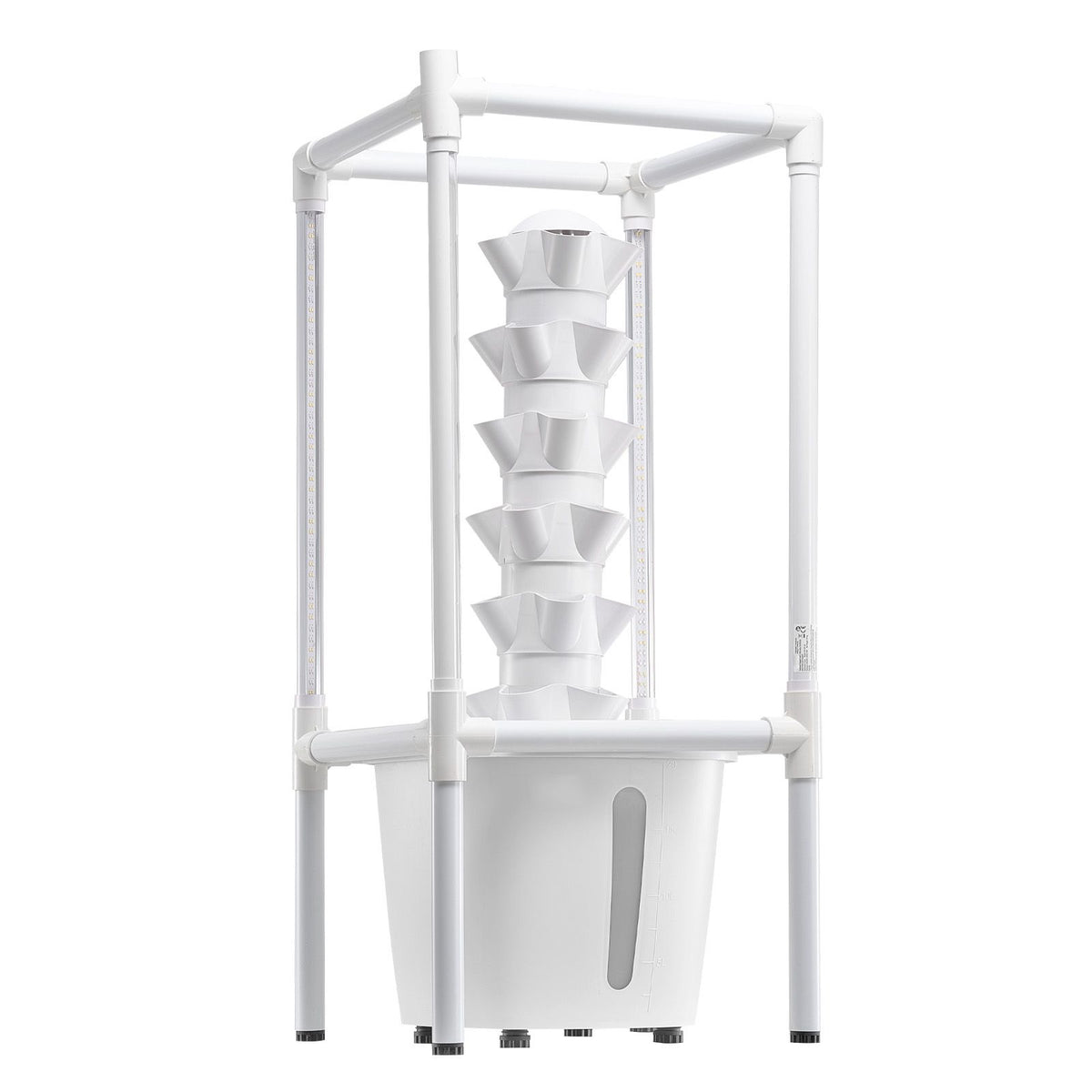 VEVOR Hydroponic Growing System with Grow Light 30 Pods Hydroponic Tower Garden