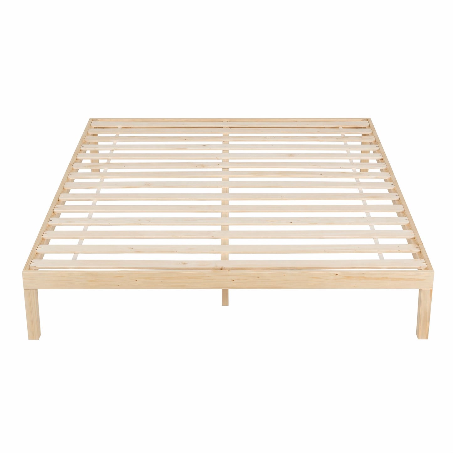 Bed Frame King Size Wooden Base Mattress Platform Timber - Pine BRUNO