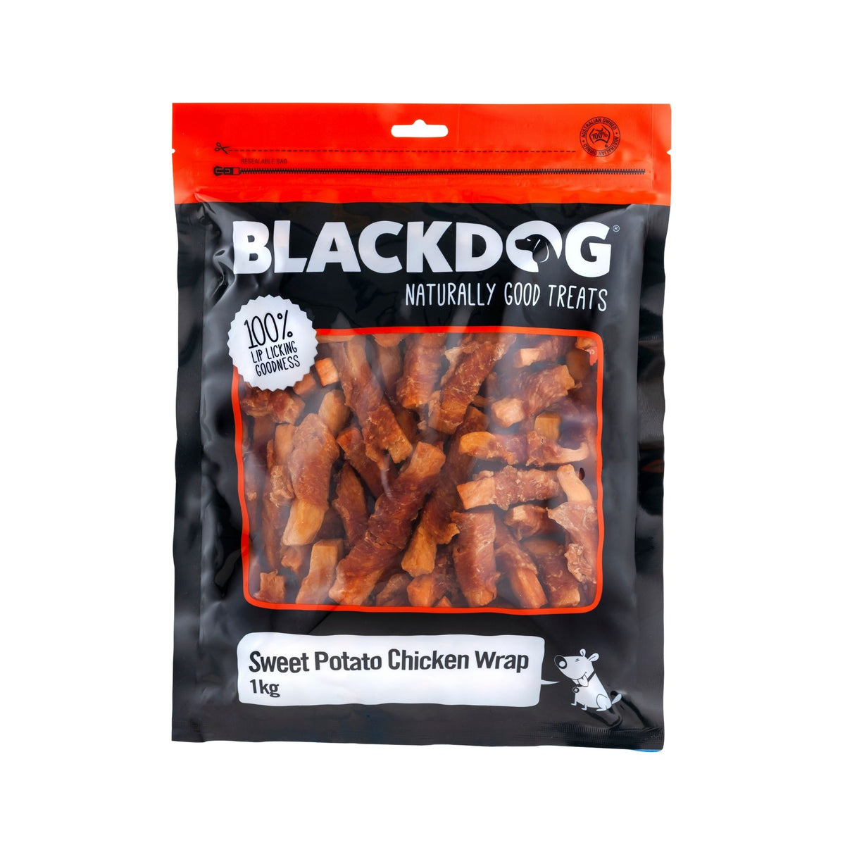 Blackdog Sweet Potato & Chick Wrap 1kg
