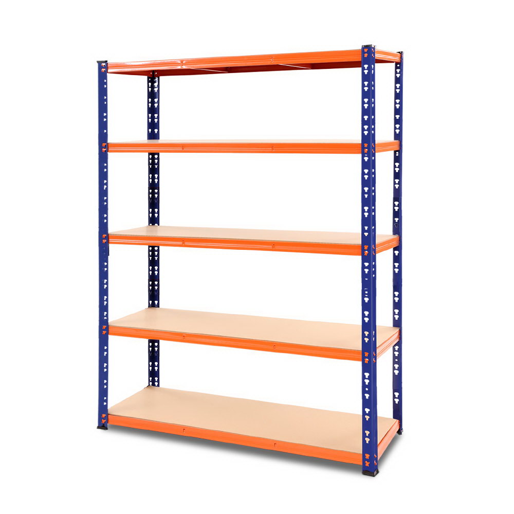 Warehouse Shelving Racking 1.8M Storage Garage Shelves Rack - Steel