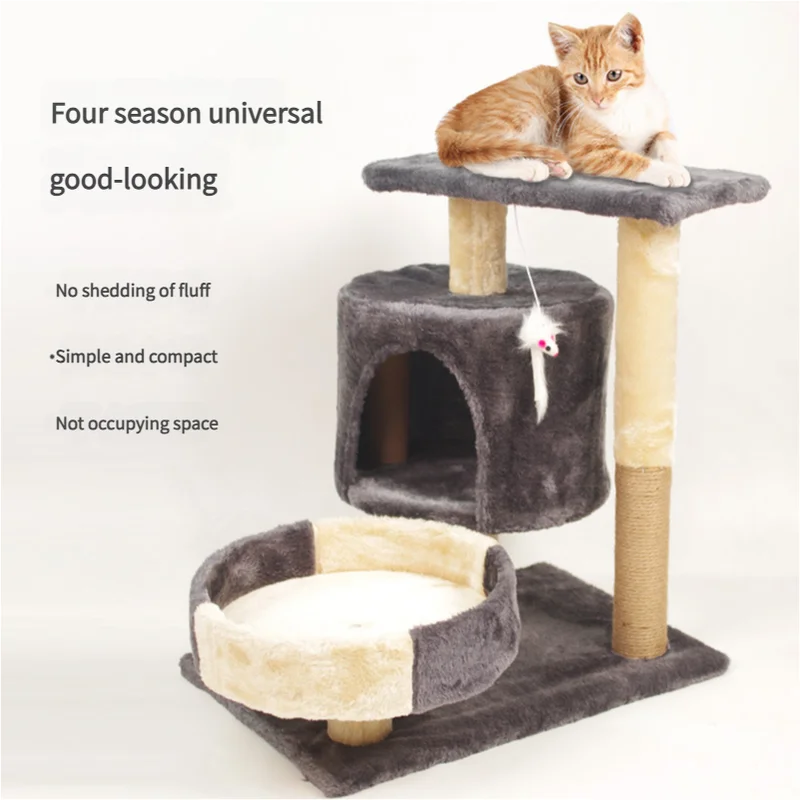 A Cat’s Dream Paradise: Natural Solid Wood Cat Climbing