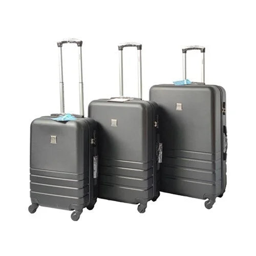 ABS Luggage Suitcase Set 3 Piece Code Lock Travel Carry Bag