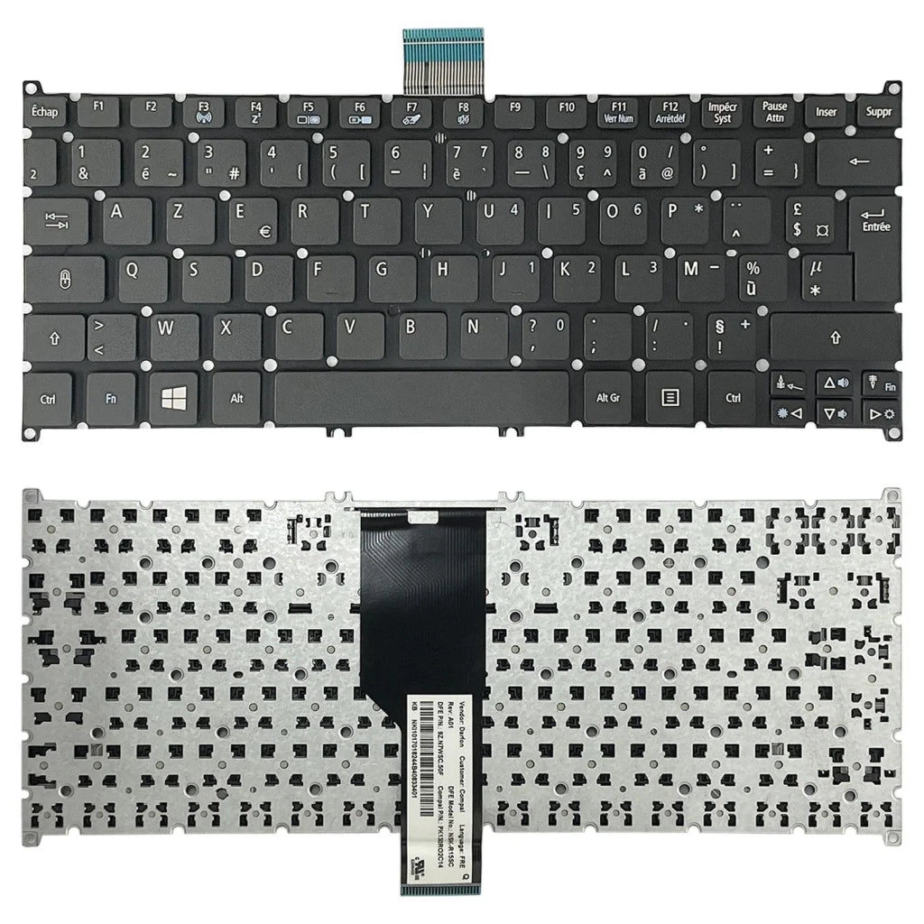 Acer Aspire One French Keyboard For V5-123 E3-112 S3-391 V3-112 V5-171-1915197527876046848