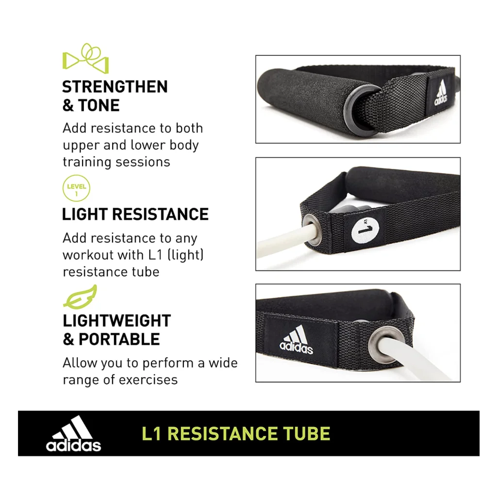 Adidas Resistance Tube Yoga Pilates Gym Exercise Home