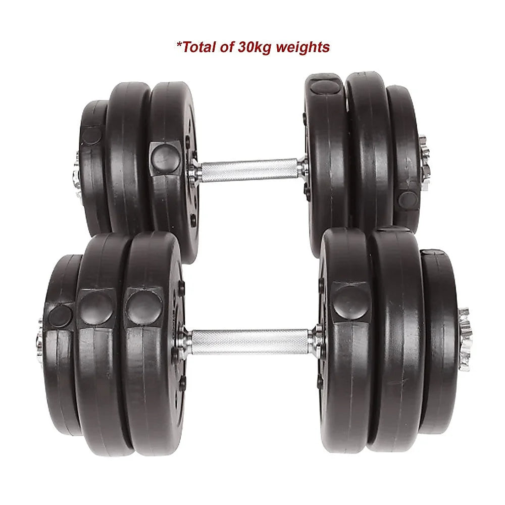Adjustable Dumbbell Set - 30KG - Fitness Accessories