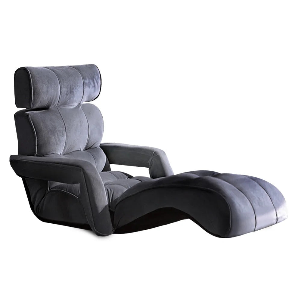 Charcoal chair shown in room setting
