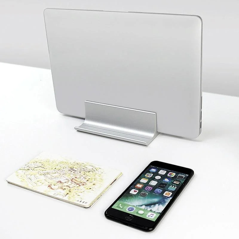 Adjustable Vertical Laptop Stand - Portable Aluminum Alloy
