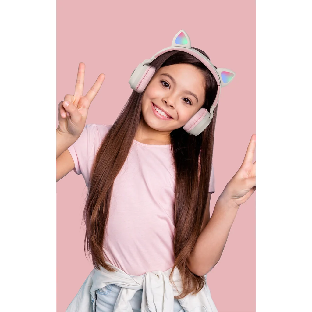 Adorable Cat Ear Wireless Headphones - Bluetooth 5.0