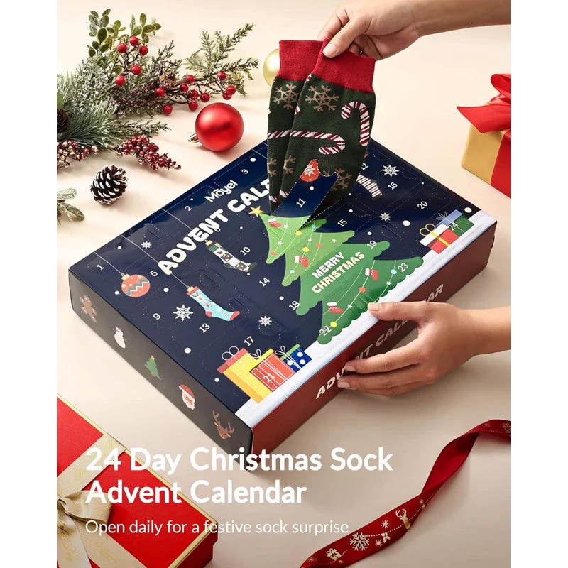 Advent Calendar 2025 Adult Men 24 Days of Christmas Cotton