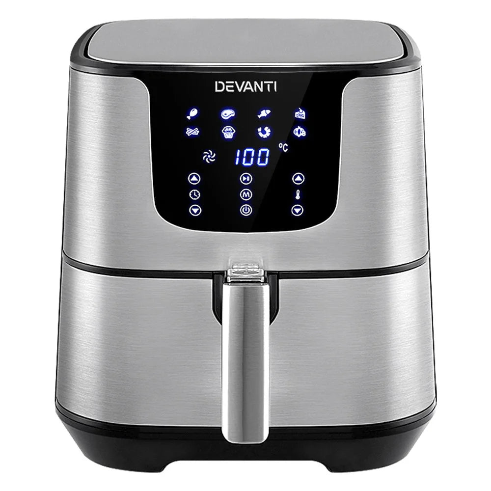 Air Fryer 7L LCD Fryers Oil Free Oven Airfryer Kitchen