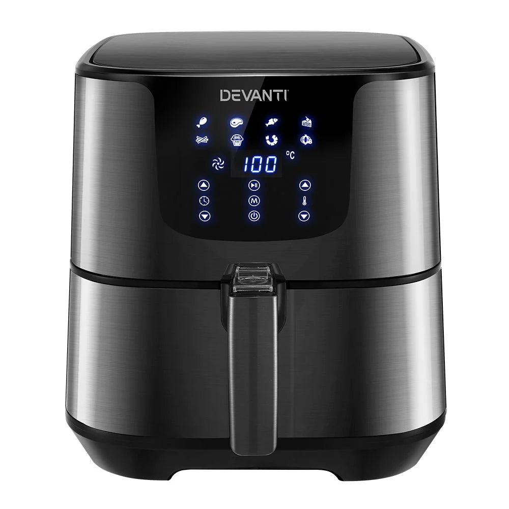 Air Fryer 7L LCD Fryers Oven Kitchen Healthy Cooker