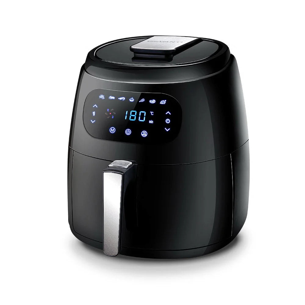 Air Fryer 8.5 L LCD Digital Oil‑Free with Accessories Rack