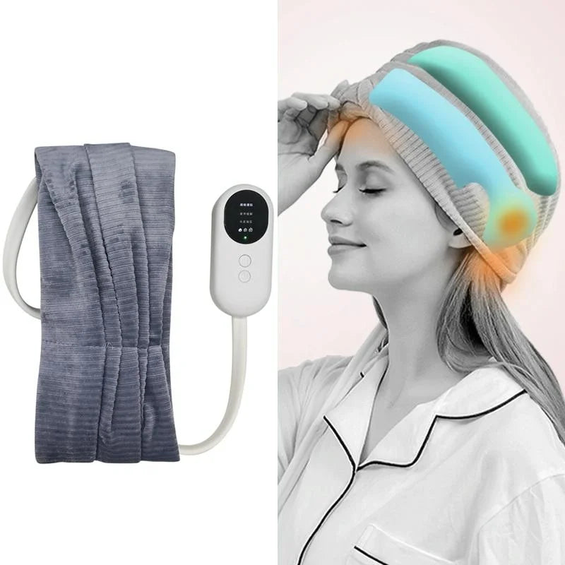 Air Wave Head Massager With Heating & Airbag Compression