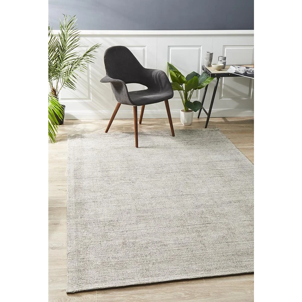 Allure Stone Cotton Rayon Rug by Rug Culture - 400x300CM
