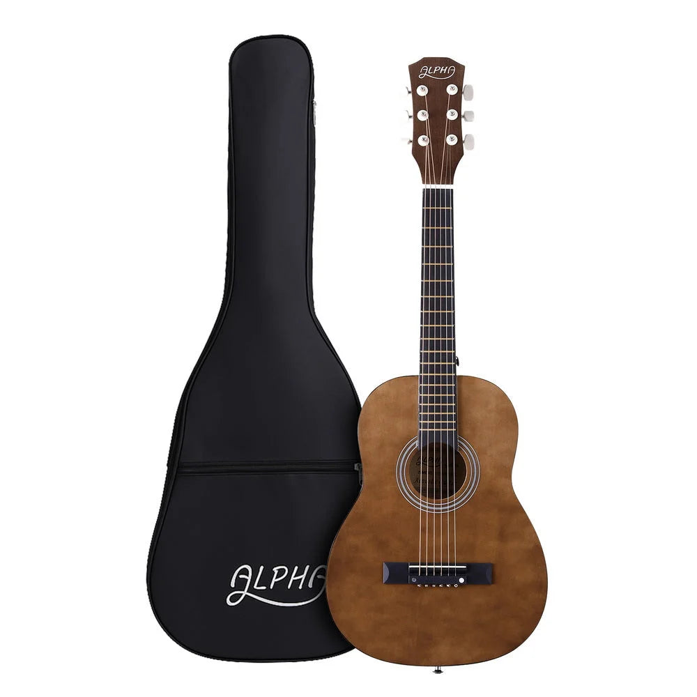 Alpha 31" Steel String Acoustic Guitar Portable – Home My Garden