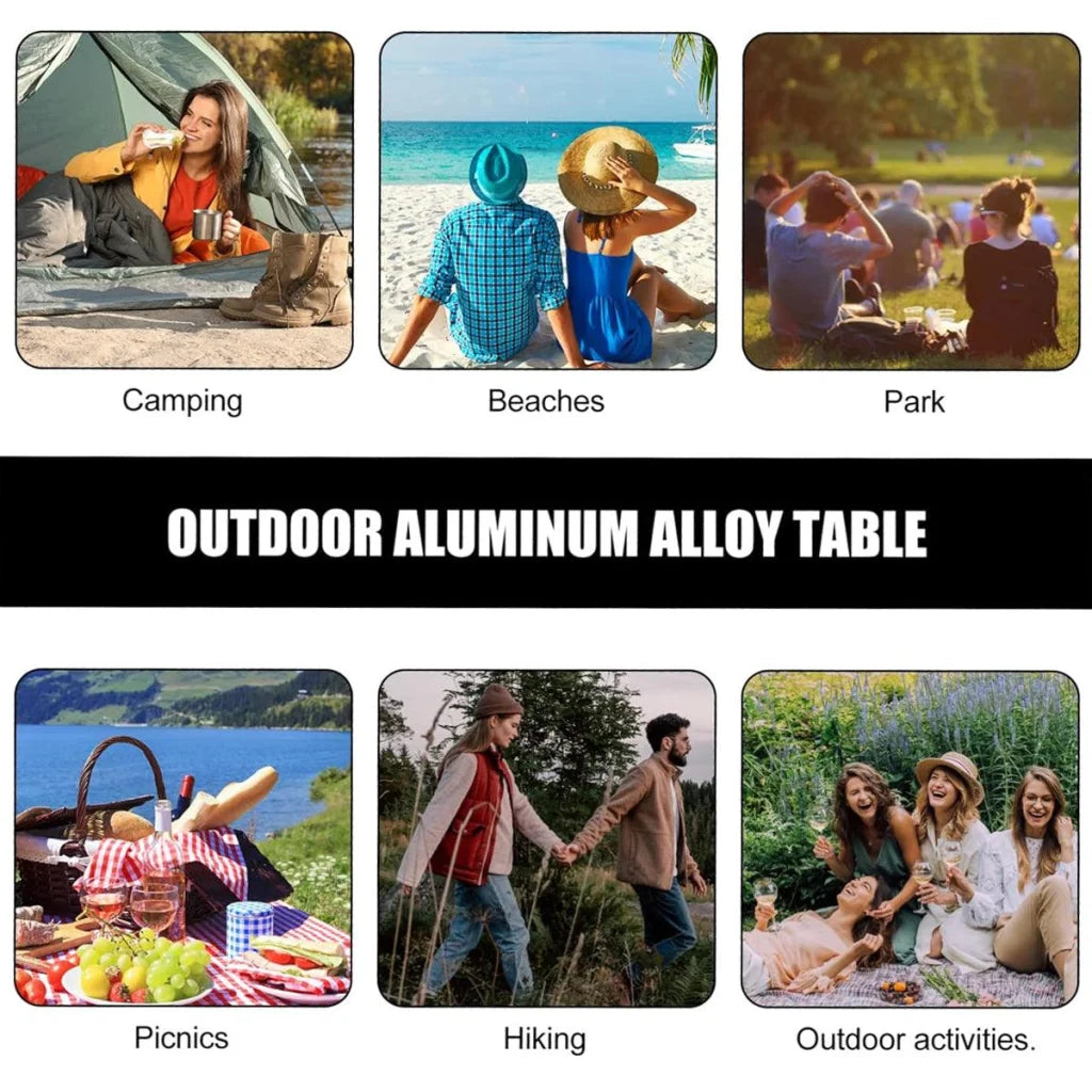 Aluminium Alloy Folding Table Portable Outdoor Camping