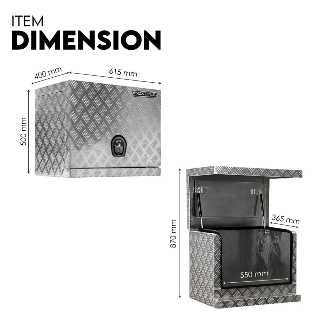 Aluminium Toolbox Ute Truck Canopy Generator Trailer Tool