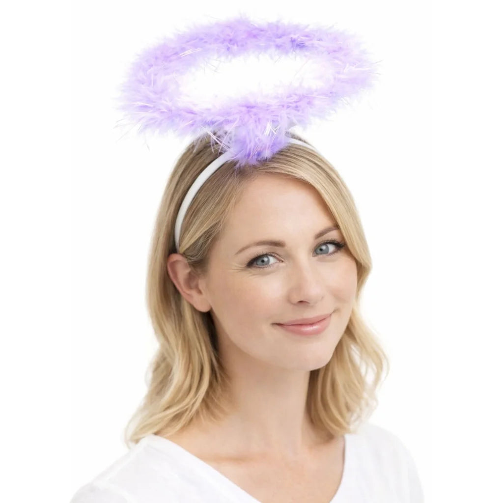 ANGEL HEADBAND Fairy Halo Hair Hoop Costume Dress Up Party