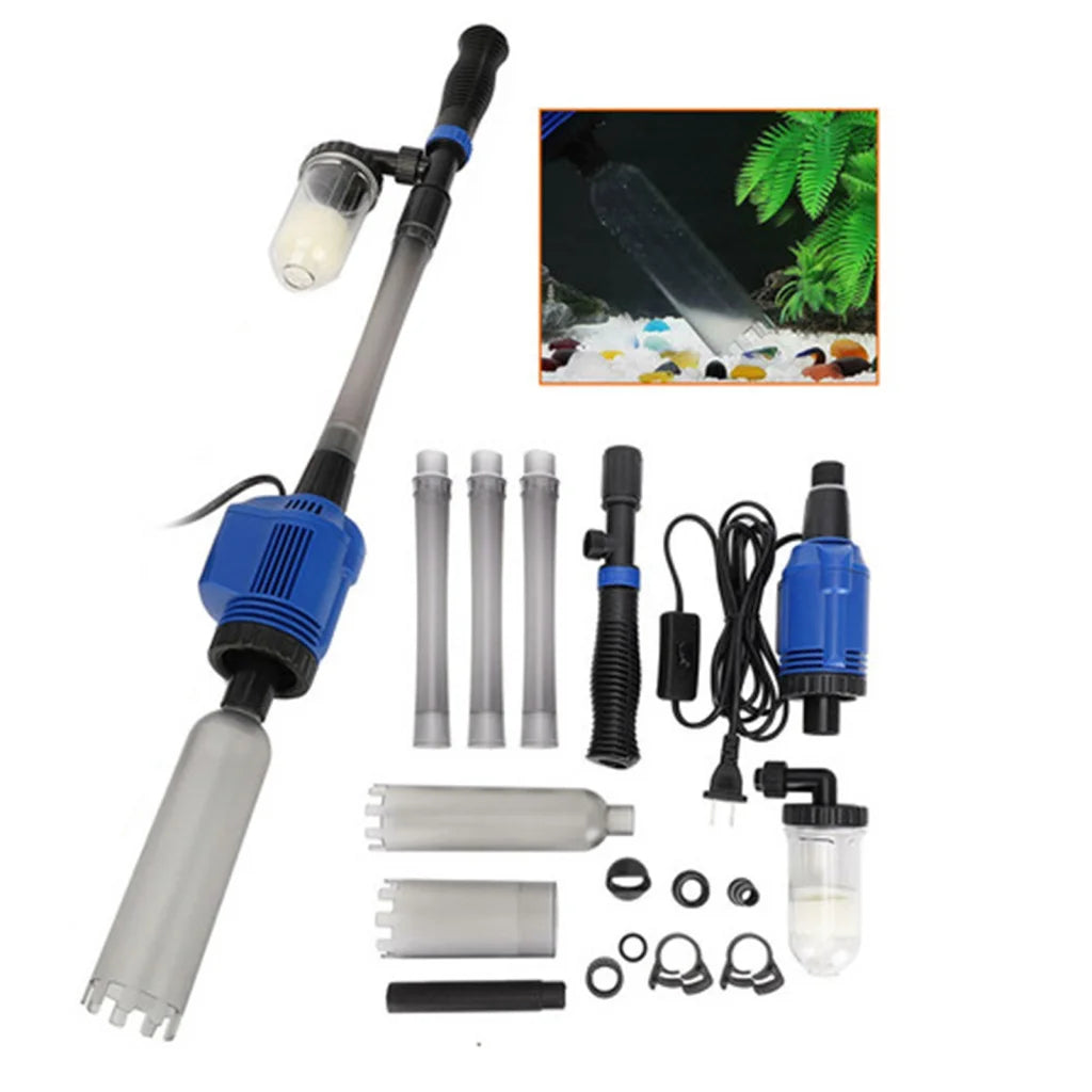 Aquarium Fish Tank Cleaner Water Exchanger Siphon Vacuum