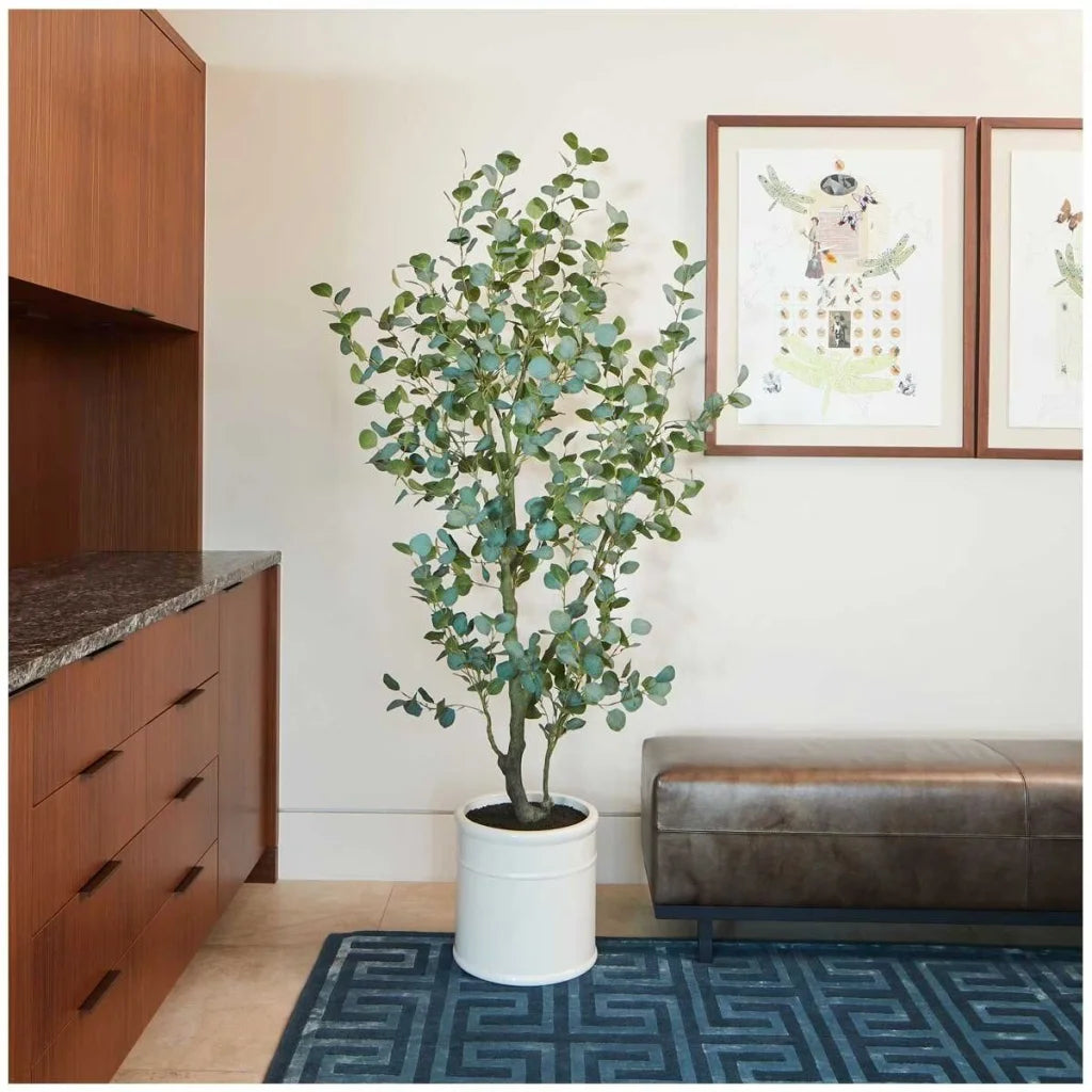 Artificial Eucalyptus Tree 1.9M - Home & Garden >