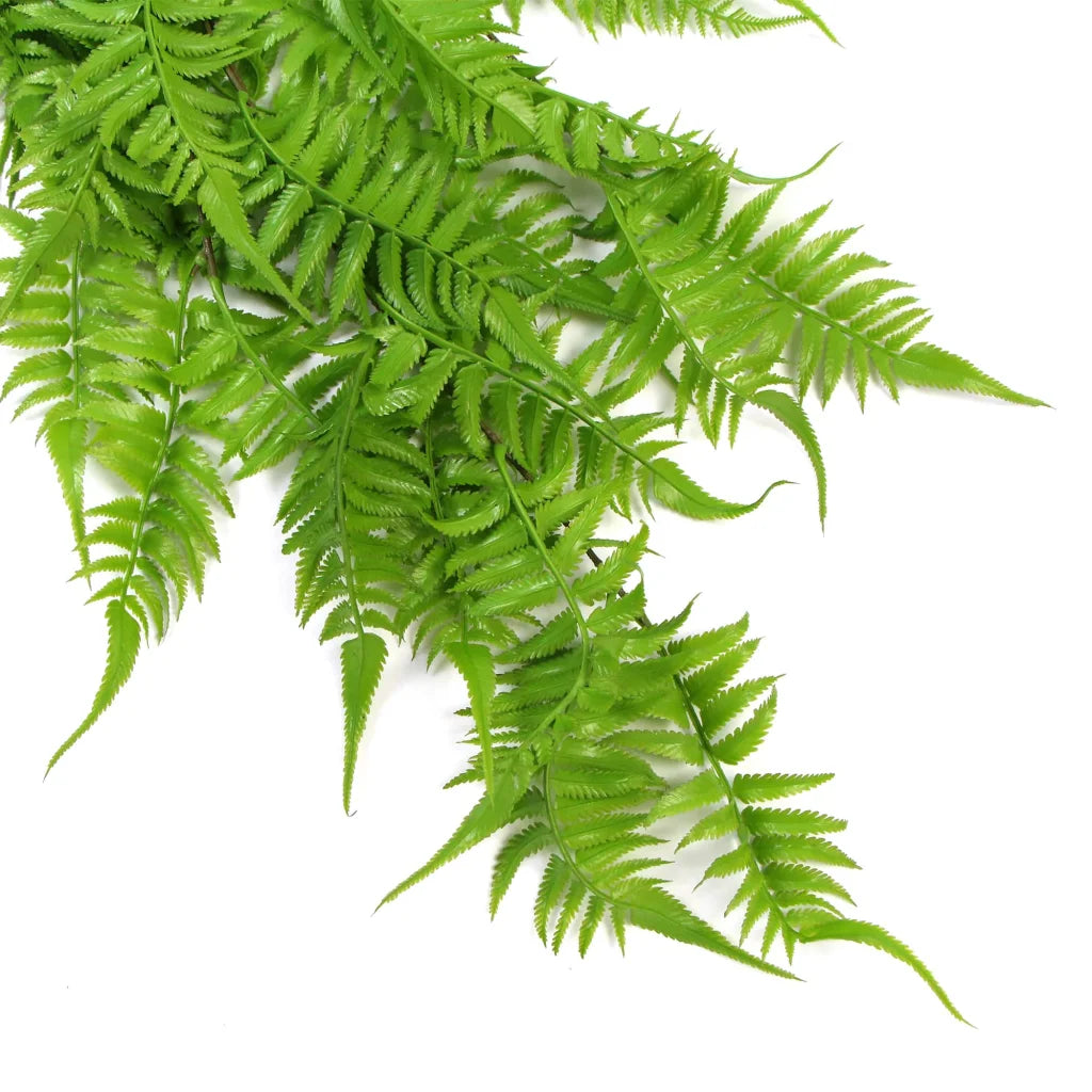 Artificial Hanging English Fern (Two-Tone) Foliage UV