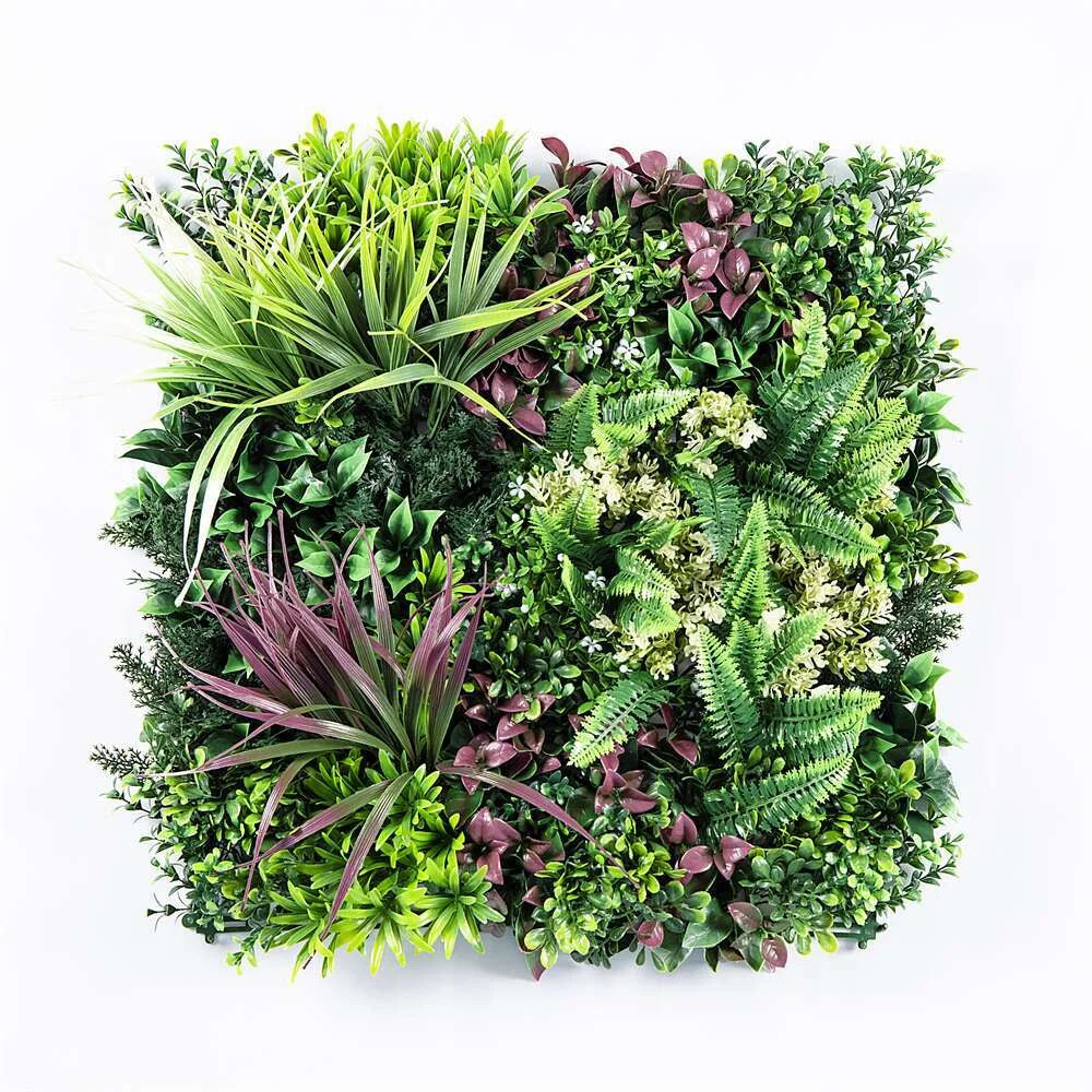 Artificial Plant Wall Grass Panels 4 Pack Vertical Garden