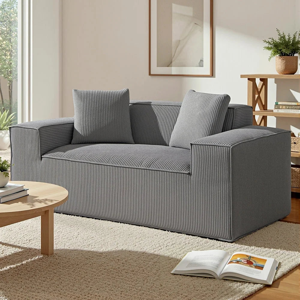 Artiss 2 Seater Sofa Loveseat Sofas Bed Couch No Assembly