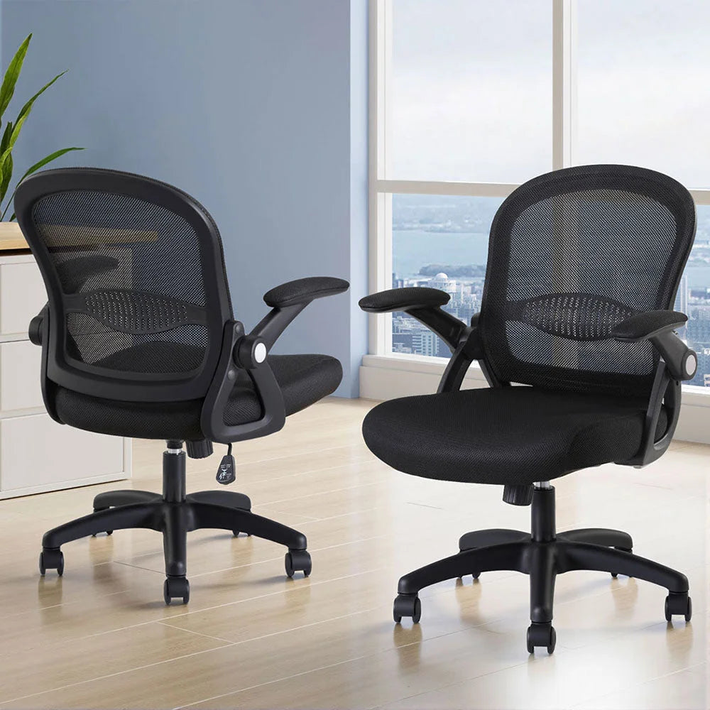 Artiss 2x Mesh Office Chair Computer Gaming Desk Chairs