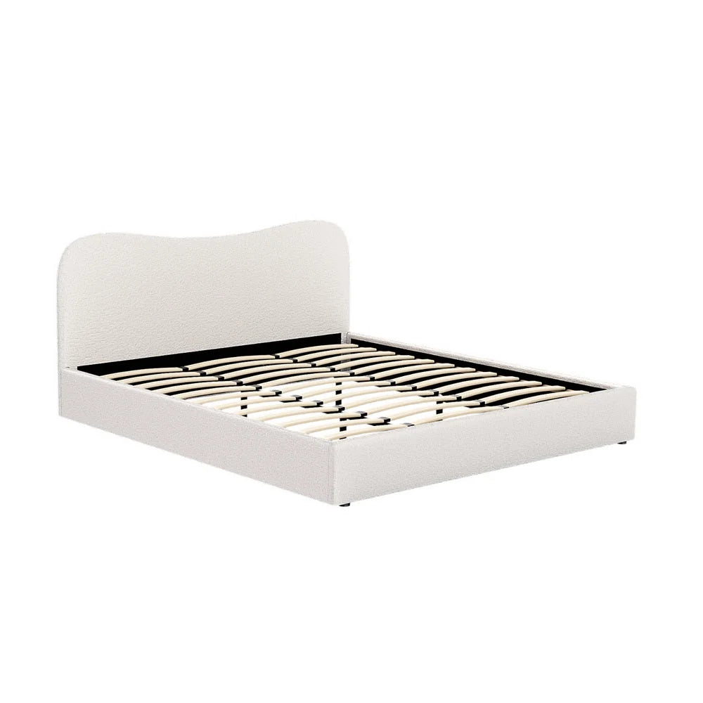 Artiss Bed Frame King Size Boucle DARA - Baby & Kids >