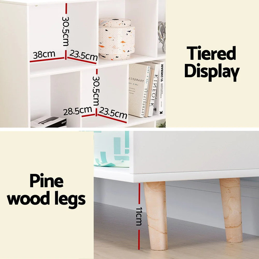 Bookshelf tiers cubes cora bookshelf