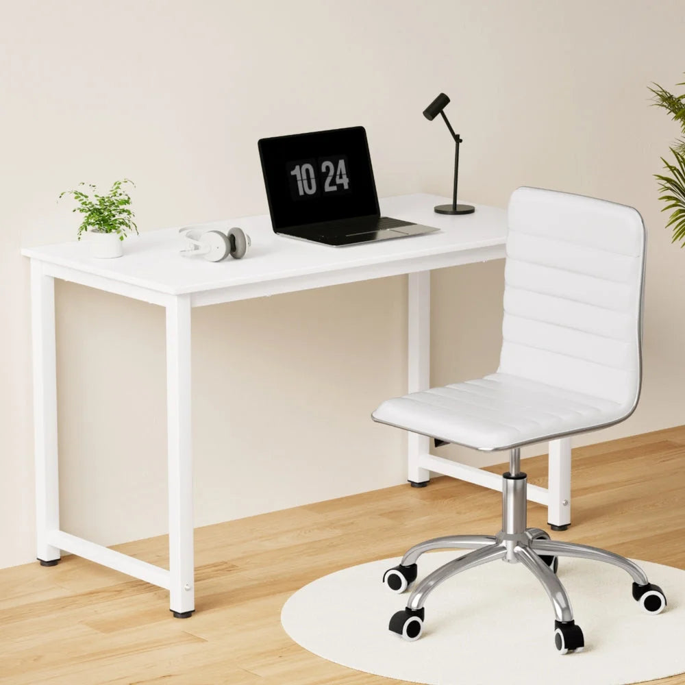 Artiss Computer Desk 120cm Executive Office Chairs Set PU