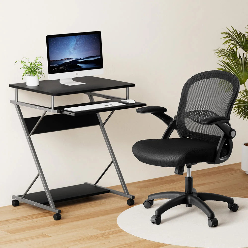 Artiss Computer Desk Mesh Office Chair Set Desks