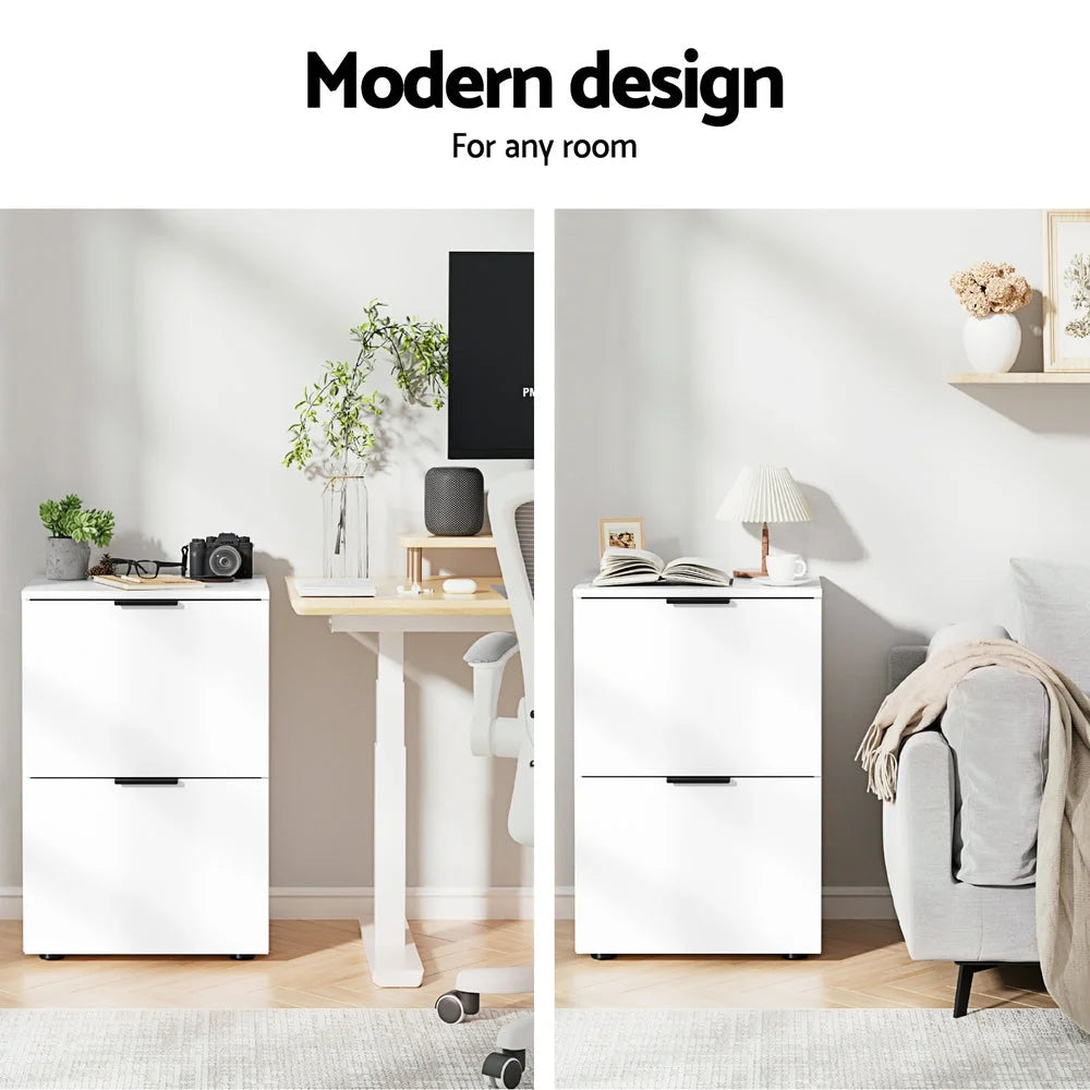 Artiss Filing Cabinet Files Storage Office Shelves File