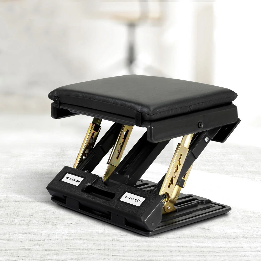 Artiss Foot Rest Stool Office Under Desk Fold Footrest