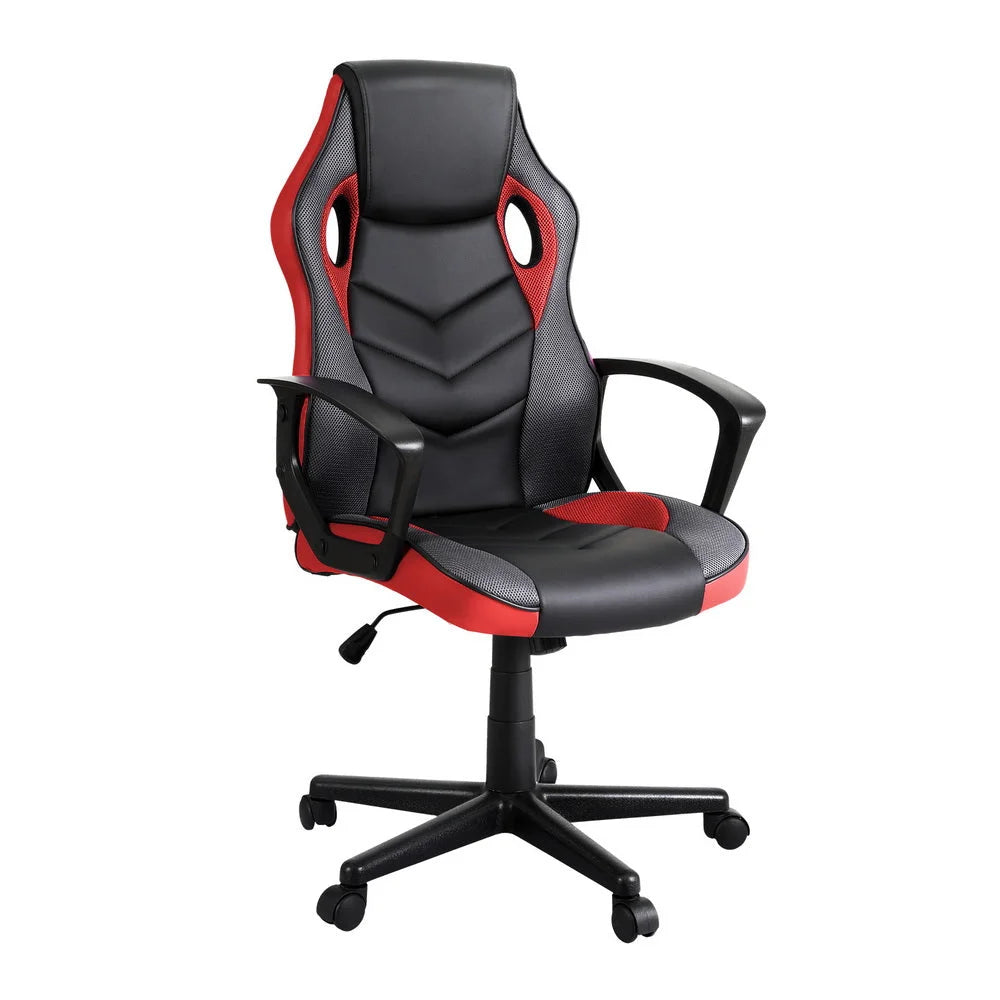 Artiss Gaming Office Chair Computer Chairs Red - Furniture