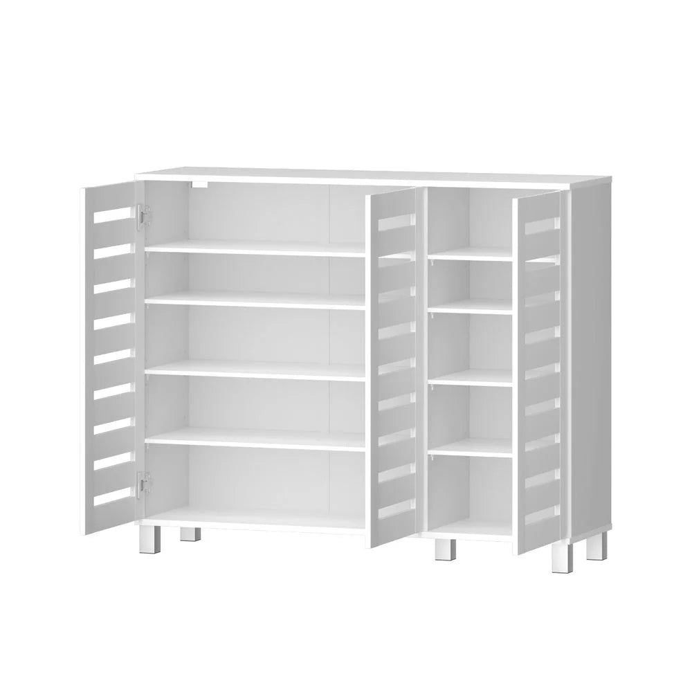 White shoe storage rack