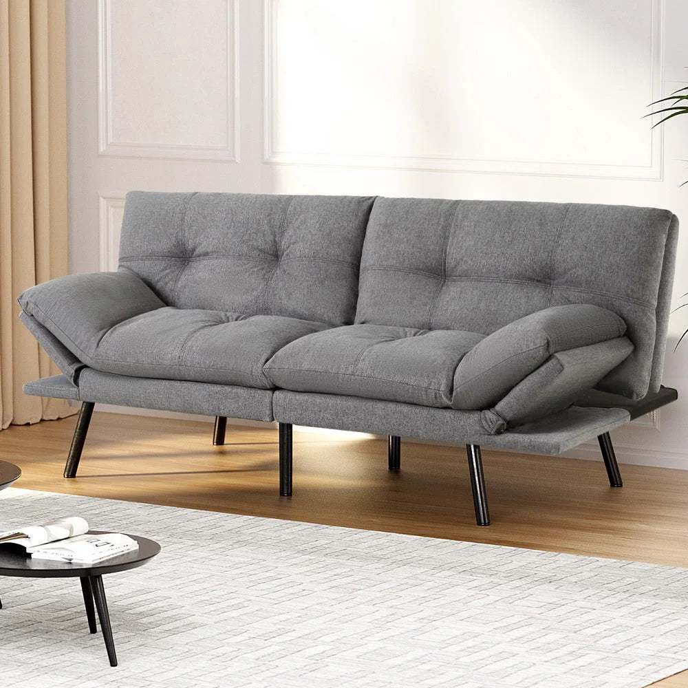 Sofa Bed Convertible 3 Seater Couch Recliner Lounge Chair
