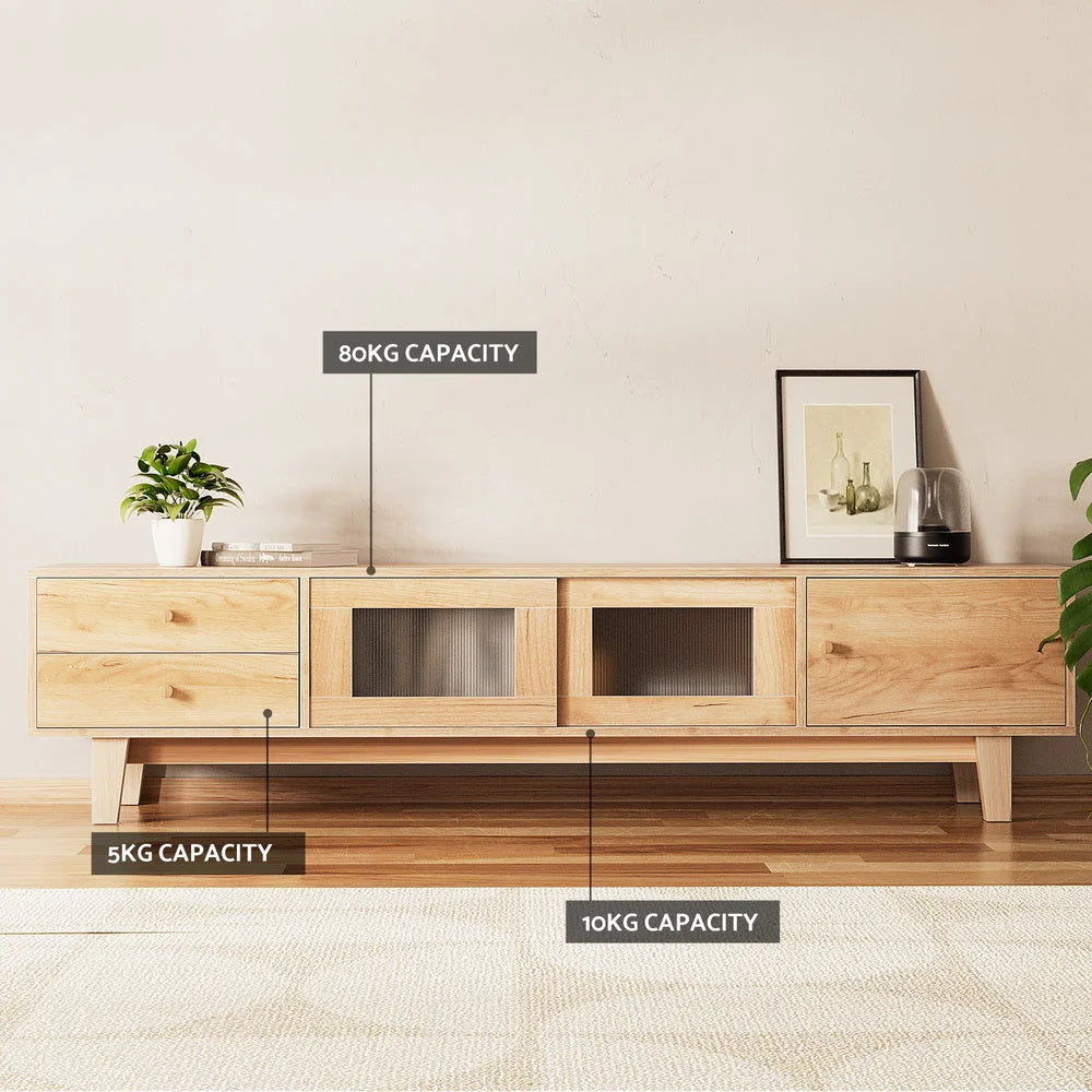 Artiss TV Cabinet Entertainment Unit Stand Storage Drawer
