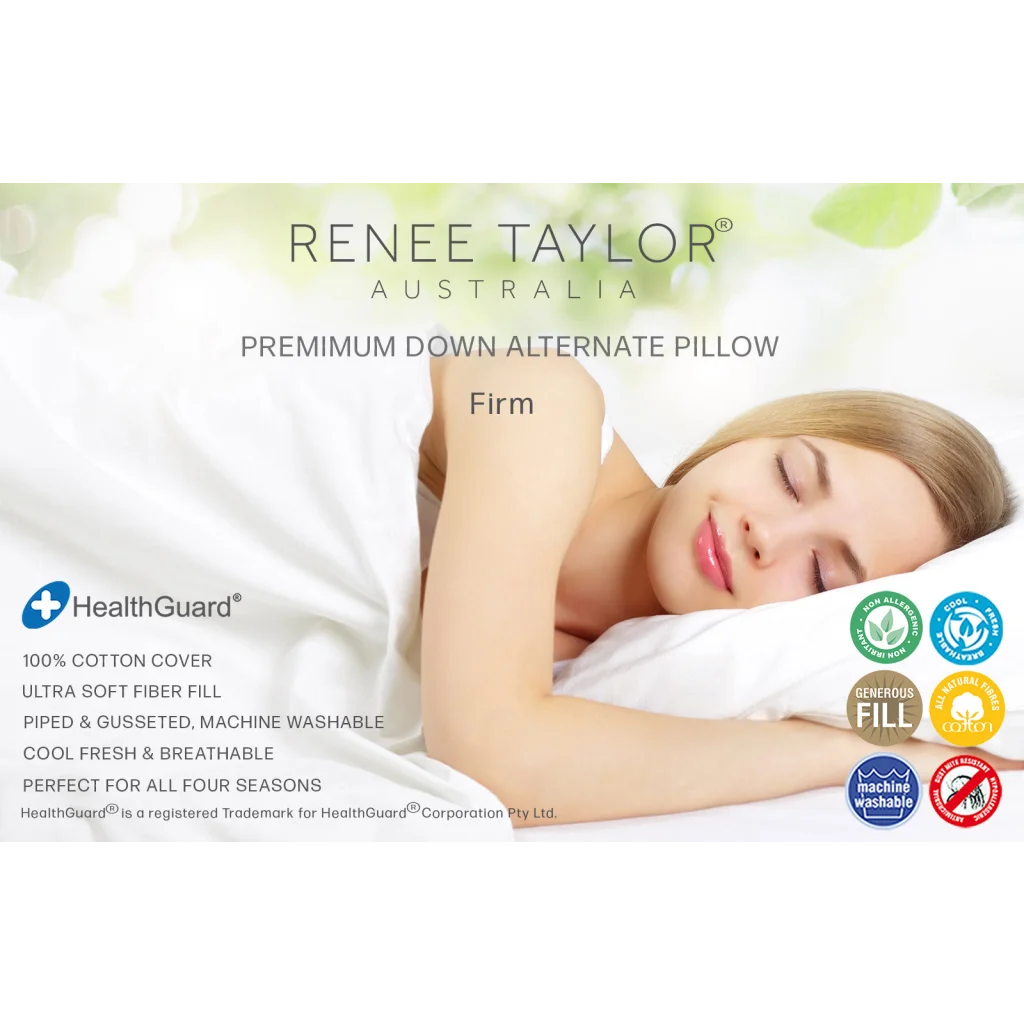 Australian Made Down Alternate Standard Pillow by Renee
