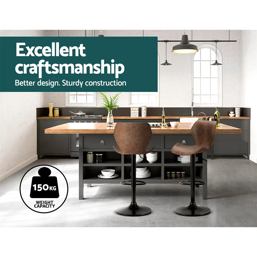 Bar Stools Kitchen Counter Stools Swivel Gas Lift Vintage