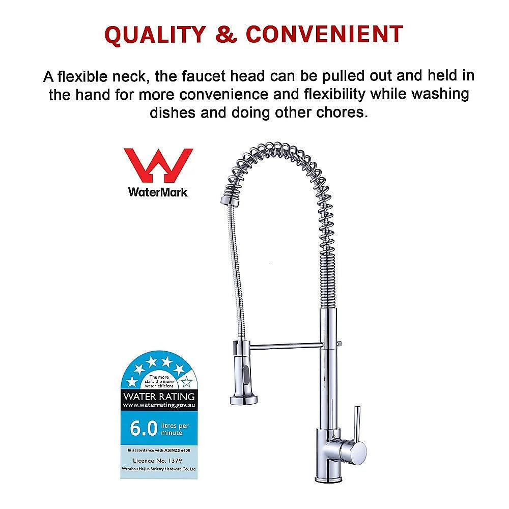 Basin Mixer Tap Faucet with Extendable Spout - Kitchen