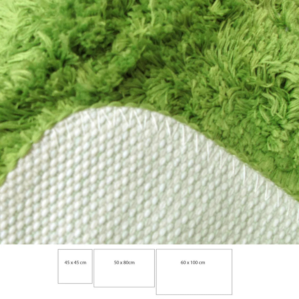 Bath Mat Set of 3 Green - Sleim - Home & Garden