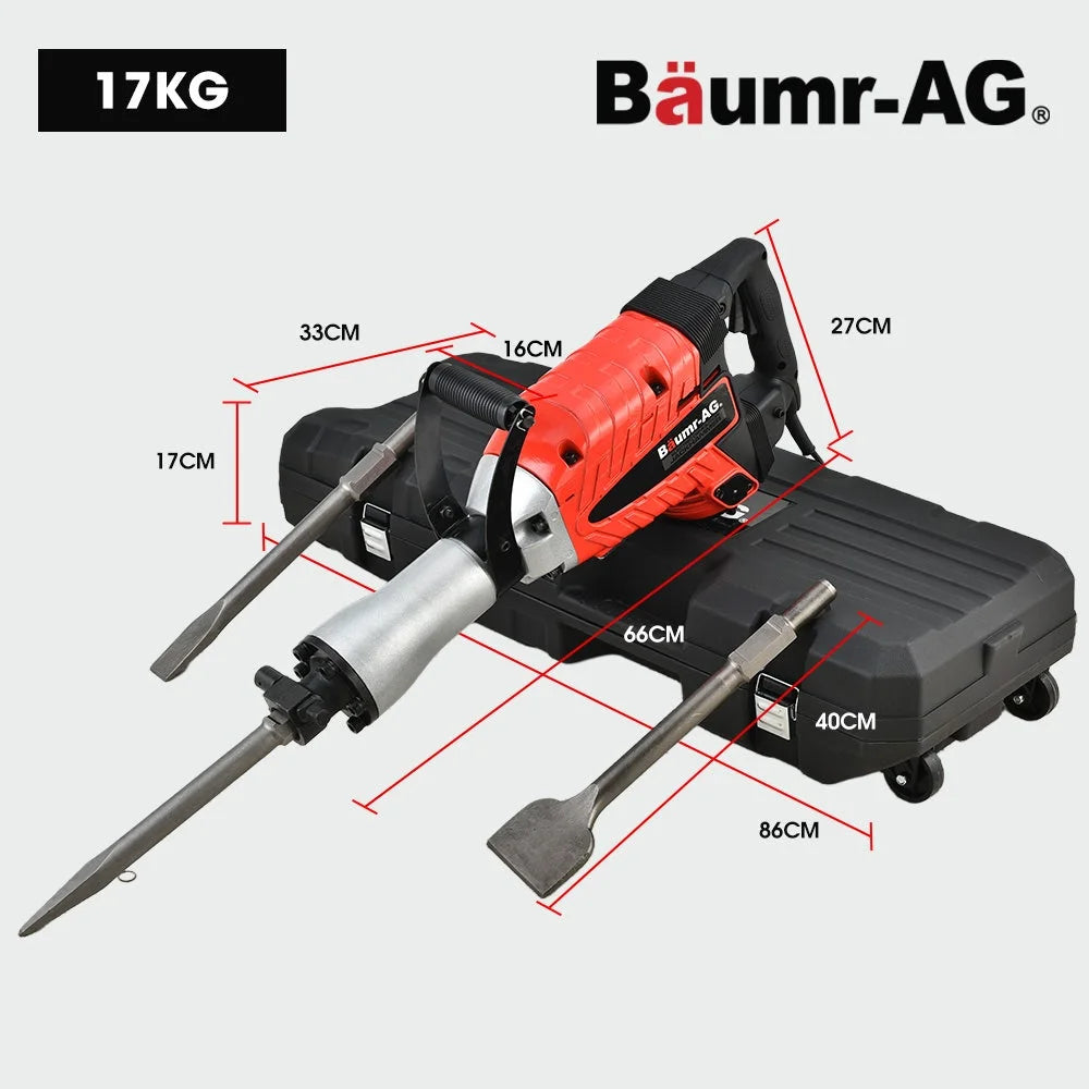 Baumr-AG 2400W Pro-Grade Electric Demolition Jackhammer