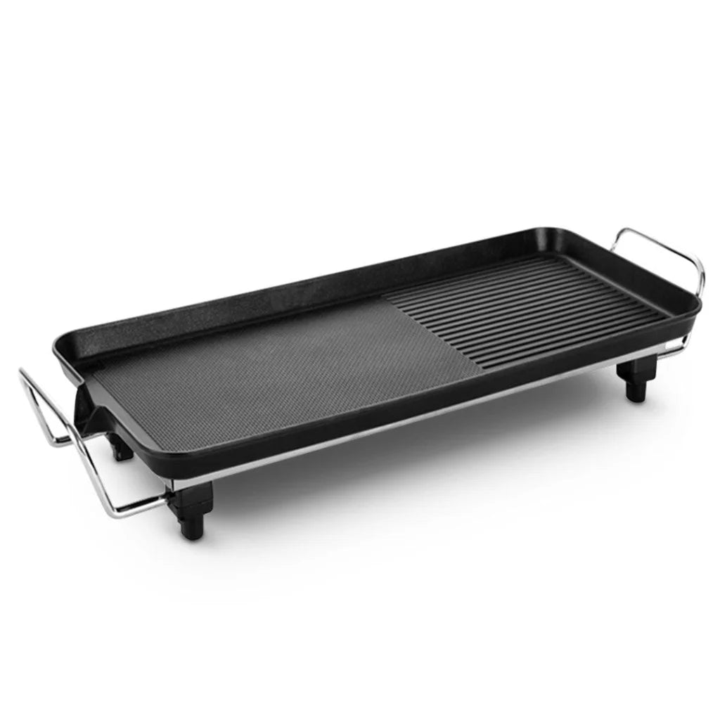 BBQ Teppanyaki Grill Premium 48cm Non-Stick Hot Plate for Kitchen 3-5 Person