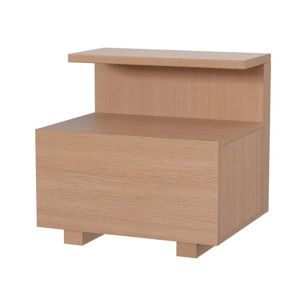 Bedside Table 1 Drawer - Pine - Furniture