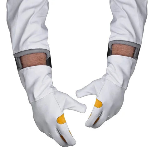 Beekeeping Bee Gloves Cow Hide Ventilated Heavy Duty Gloves