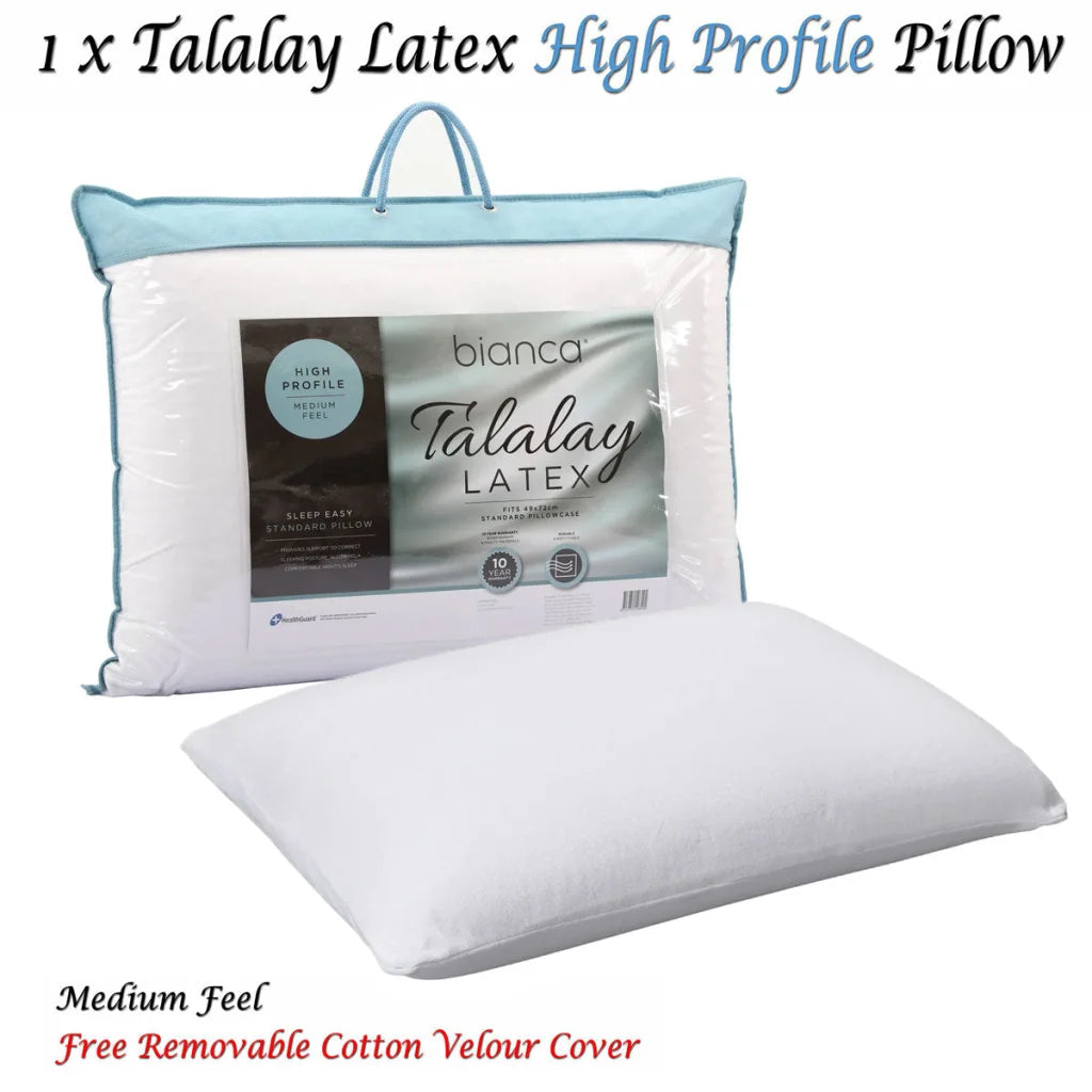 Bianca Talalay Latex High Profile Pillow - Home & Garden >