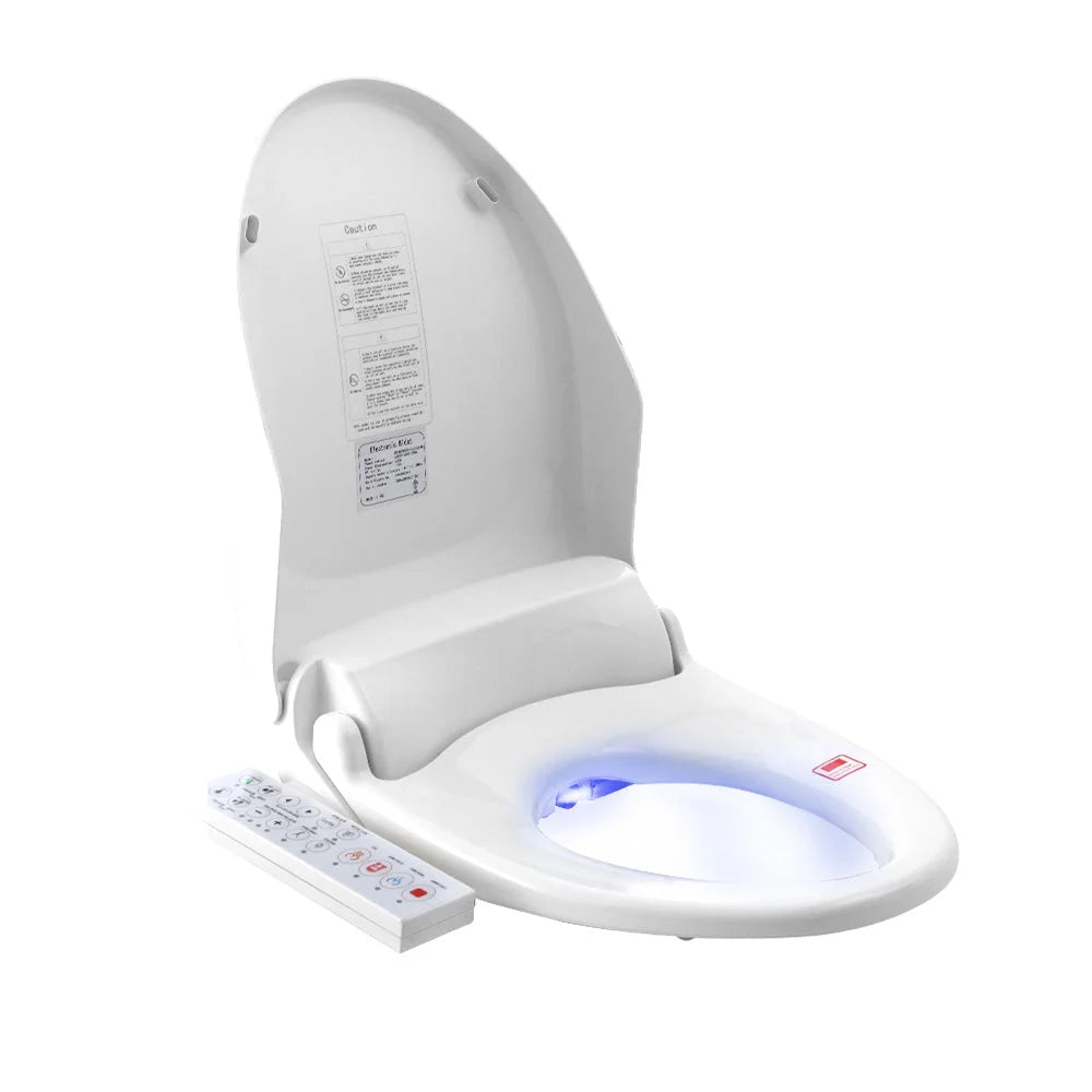 Bidet toilet seat with useful parts and product scale