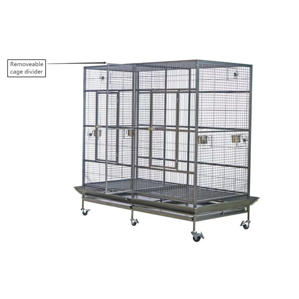 Bird Cage XXXL 195cm Pet Parrot Aviary with Perch