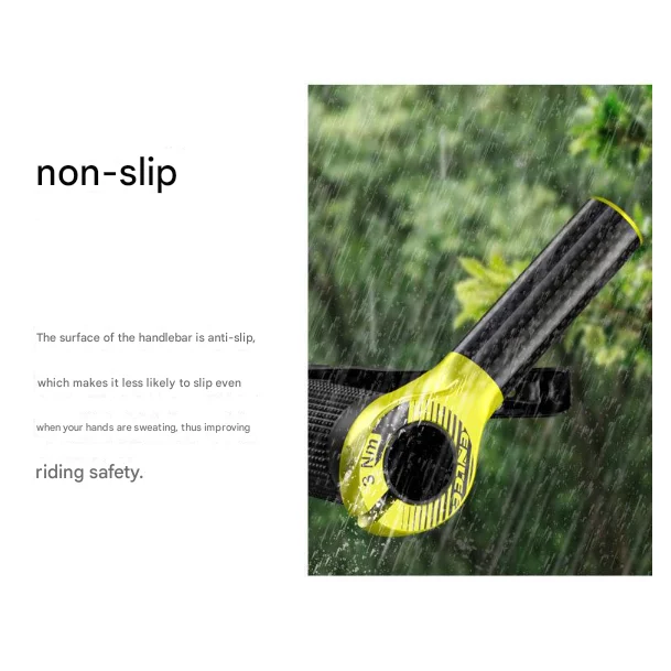 Black and Fluorescent Yellow Ultralight Carbon Fiber